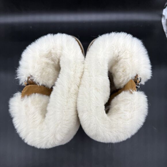 Koolaburra by UGG Tynlee Suede Faux Fur Boots Womens size 9 Chestnut 1105889 - Picture 6 of 8